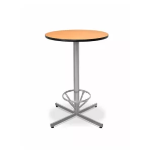 base alta tubular periquera de 22" con rodapié