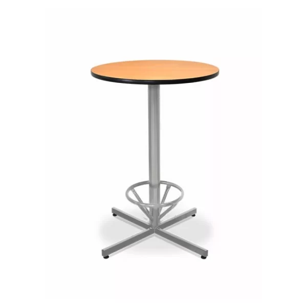 base alta tubular periquera de 22" con rodapié