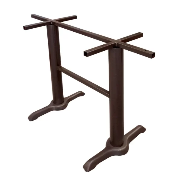 base fierro fundido doble de 18" tipo bolillo