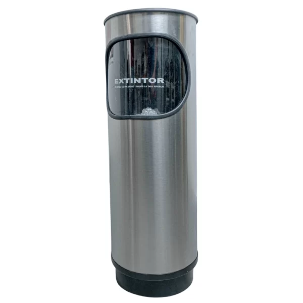 cenicero porta extintor cilindrico