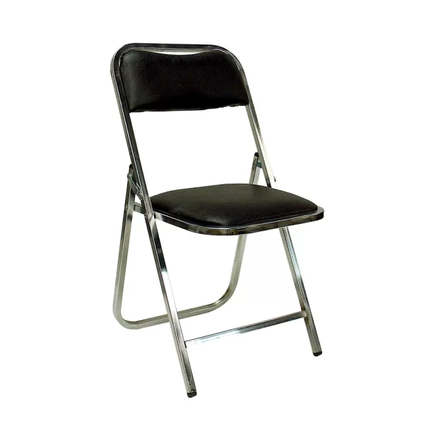 silla plegable acojinada tubular