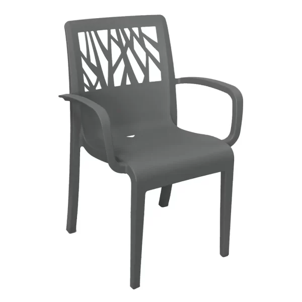 silla con brazos vegetal