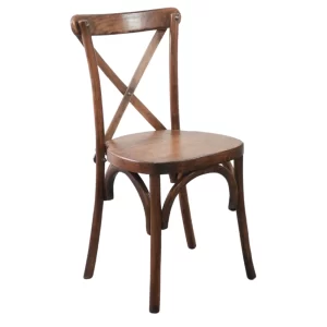 silla cross back madera