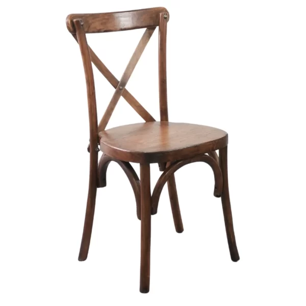 silla cross back madera