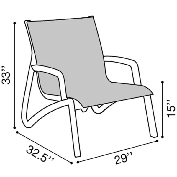 silla sunset lounge - Imagen 2